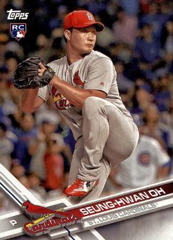 2017 Topps St. Louis Cardinals #STL-10 Seung-Hwan Oh Front