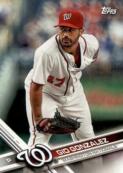 2017 Topps Washington Nationals #WAS-7 Gio Gonzalez Front