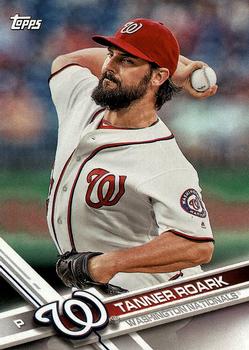 2017 Topps Washington Nationals #WAS-13 Tanner Roark Front
