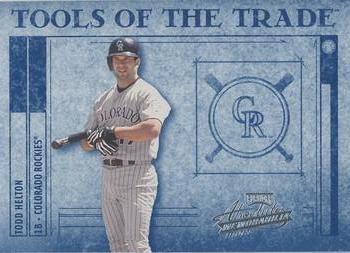 2003 Playoff Absolute Memorabilia - Tools of the Trade #TT-18 Todd Helton Front
