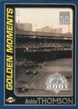 2001 Topps Opening Day #156 Bobby Thomson Front