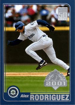 2001 Topps Opening Day #62 Alex Rodriguez Front