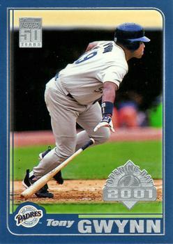 2001 Topps Opening Day #70 Tony Gwynn Front