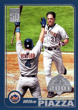 2001 Topps Opening Day #114 Mike Piazza Front