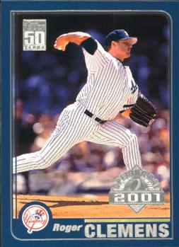 2001 Topps Opening Day #53 Roger Clemens Front