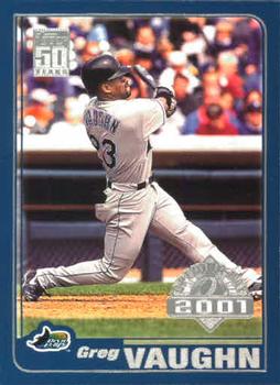 2001 Topps Opening Day #74 Greg Vaughn Front