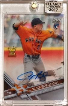 2017 Topps Clearly Authentic #CAAU-ABR Alex Bregman Front