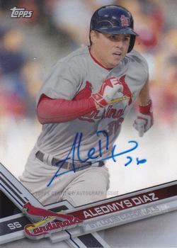 2017 Topps Clearly Authentic #CAAU-AD Aledmys Diaz Front
