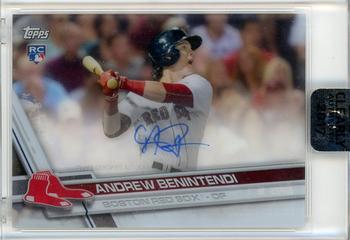 2017 Topps Clearly Authentic #CAAU-ANB Andrew Benintendi Front