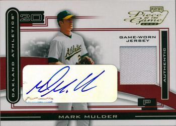 2003 Playoff Piece of the Game - Autographs #POG-62 Mark Mulder Front