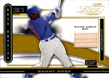 2003 Playoff Piece of the Game - Gold #POG-87 Sammy Sosa Front