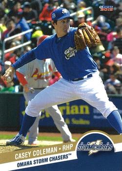 2015 Choice Omaha Storm Chasers #11 Casey Coleman Front
