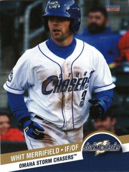 2015 Choice Omaha Storm Chasers #21 Whit Merrifield Front