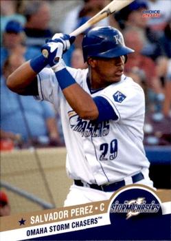 2015 Choice Omaha Storm Chasers #34 Salvador Perez Front