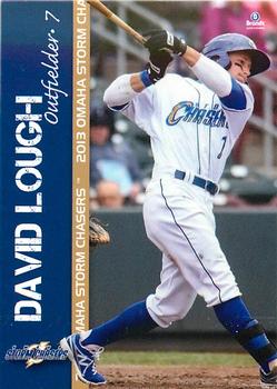 2013 Brandt Omaha Storm Chasers #1 David Lough Front