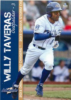 2013 Brandt Omaha Storm Chasers #14 Willy Taveras Front