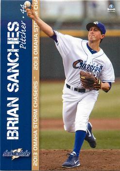 2013 Brandt Omaha Storm Chasers #23 Brian Sanches Front