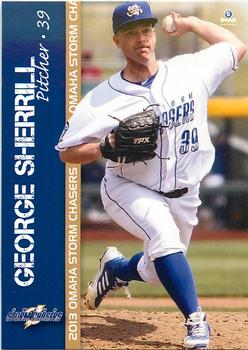 2013 Brandt Omaha Storm Chasers #24 George Sherrill Front