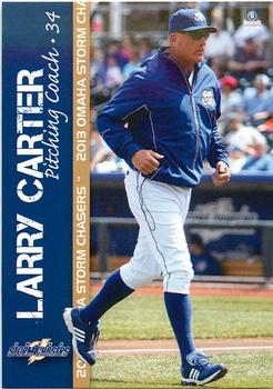 2013 Brandt Omaha Storm Chasers #28 Larry Carter Front
