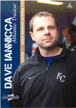 2013 Brandt Omaha Storm Chasers #30 Dave Iannicca Front