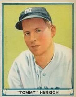 1941 Play Ball #39 Tommy Henrich Front