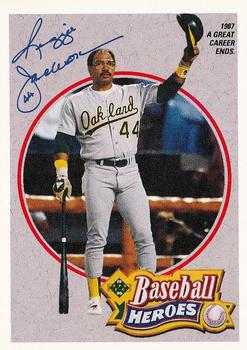 1990 Upper Deck - Baseball Heroes: Reggie Jackson #8 Reggie Jackson Front