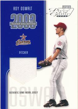 2003 Playoff Piece of the Game - Player Collection Blue #NNO Roy Oswalt Front