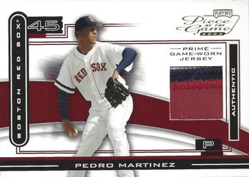 2003 Playoff Piece of the Game - Prime #POG-74 Pedro Martinez Front