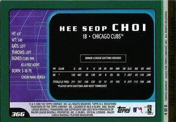 2003 Topps Wrigley Field Edition #4 Hee Seop Choi Back