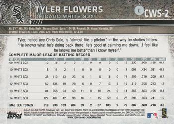 2015 Topps Chicago White Sox #CWS-2 Tyler Flowers Back