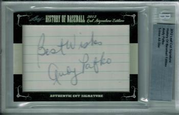 2012 Leaf Cut Signature History of Baseball #NNO Andy Pafko Front