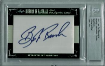 2012 Leaf Cut Signature History of Baseball #NNO Bob Rush Front