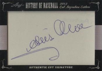 2012 Leaf Cut Signature History of Baseball #NNO Jesus Alou Front