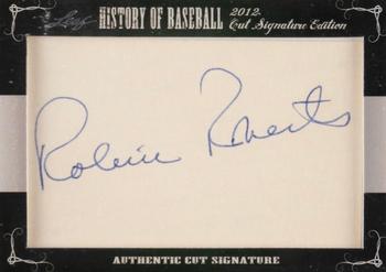 2012 Leaf Cut Signature History of Baseball #NNO Robin Roberts Front