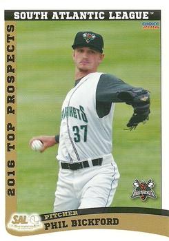 2016 Choice South Atlantic League Top Prospects #03 Phil Bickford Front