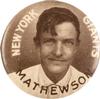 1910-12 Sweet Caporal Pins (P2) #NNO Christy Mathewson Front