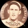 1910-12 Sweet Caporal Pins (P2) #NNO Nick Maddox Front