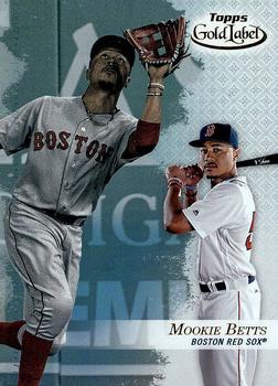 2017 Topps Gold Label #75 Mookie Betts Front