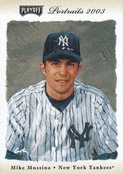 2003 Playoff Portraits - Beige #22 Mike Mussina Front