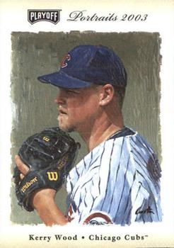 2003 Playoff Portraits - Beige #44 Kerry Wood Front