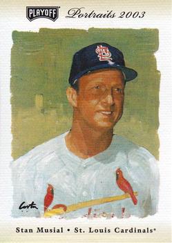 2003 Playoff Portraits - Beige #84 Stan Musial Front