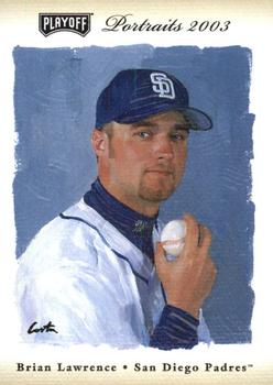 2003 Playoff Portraits - Beige #123 Brian Lawrence Front