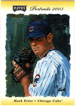 2003 Playoff Portraits - Gold #47 Mark Prior Front