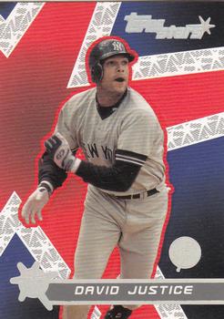 2001 Topps Stars #127 David Justice Front