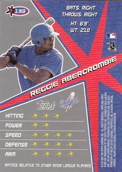 2001 Topps Stars #193 Reggie Abercrombie Back
