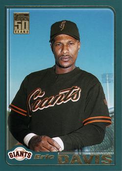 2001 Topps Traded & Rookies #T13 Eric Davis Front