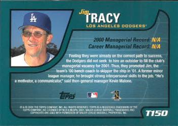 2001 Topps Traded & Rookies #T150 Jim Tracy Back