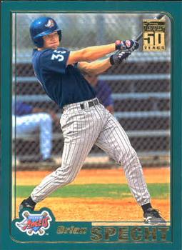 2001 Topps Traded & Rookies #T197 Brian Specht Front