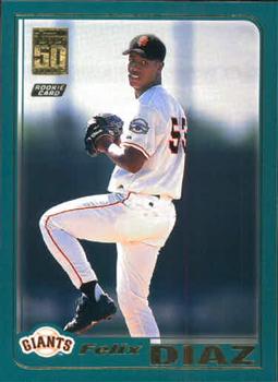 2001 Topps Traded & Rookies #T220 Felix Diaz Front