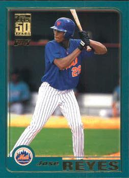2001 Topps Traded & Rookies #T242 Jose Reyes Front